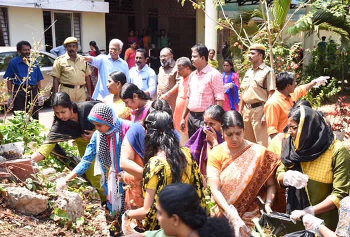 Pre-Monsoon Cleaning Drive at Senate House Campus